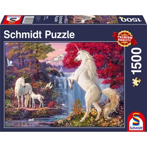 Schmidt Spiele (58312) - "Triomphe des Licornes" - 1500 pièces