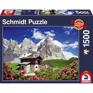 Schmidt Spiele (58323) - "Segantini Hut Dolomites" - 1500 pièces