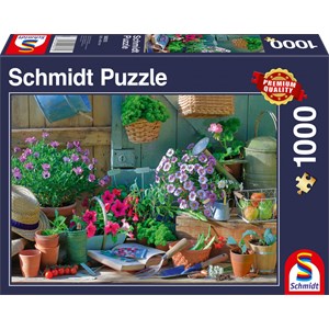 Schmidt Spiele (58313) - "La Table du Jardin" - 1000 pièces