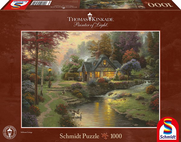 Schmidt Spiele (58464) - Thomas Kinkade: "Soirée paisible" - 1000 pièces
