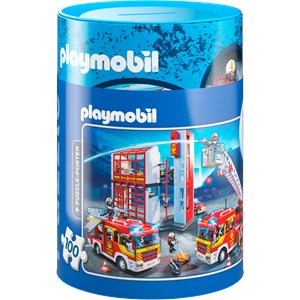 Schmidt Spiele (56914) - "Playmobil" - 100 pièces