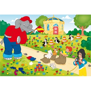 Schmidt Spiele (56208) - "Benjamin the Elephant, Summer time" - 48 pièces