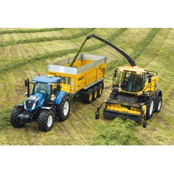 Schmidt Spiele (56214) - "New Holland T7 315 / T5 120 / FR 550" - 48 pièces