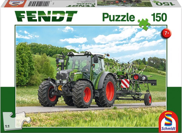 Schmidt Spiele (56257) - "Fendt 211 Vario with Fendt Wender Twister" - 150 pièces