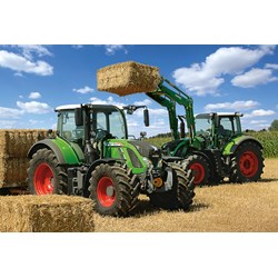 Schmidt Spiele (56256) - "Fendt 716 Vario with Frontlader Cargo 4x85" - 100 pièces