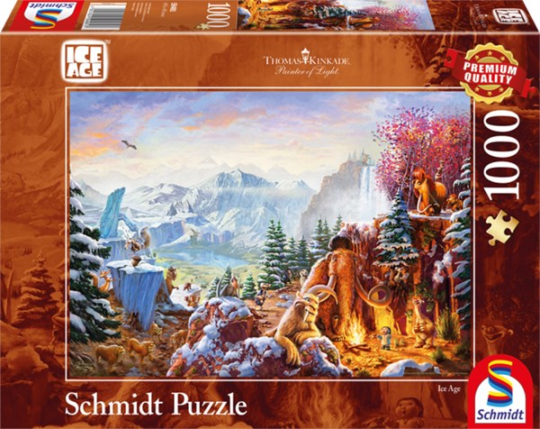 Schmidt Spiele (59481) - Thomas Kinkade: "Ice Age" - 1000 pièces
