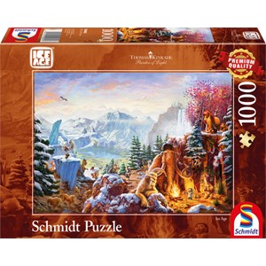 Schmidt Spiele (59481) - Thomas Kinkade: "Ice Age" - 1000 pièces