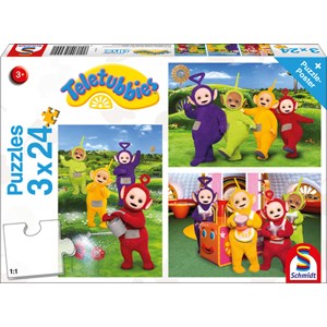 Schmidt Spiele (56244) - "In Teletubby Country" - 24 pièces