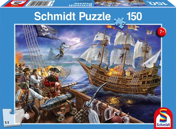 Schmidt Spiele (56252) - "Pirates" - 150 pièces