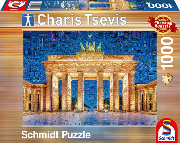 Schmidt Spiele (59578) - Charis Tsevis: "Berlin" - 1000 pièces