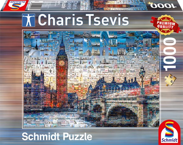 Schmidt Spiele (59579) - Charis Tsevis: "Londres" - 1000 pièces