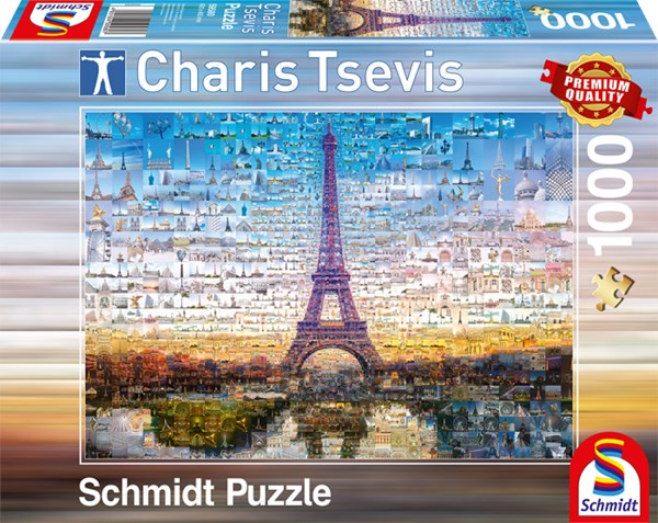 Schmidt Spiele (59580) - Charis Tsevis: "Paris" - 1000 pièces