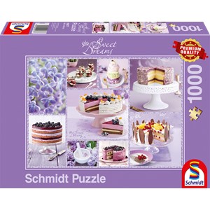 Schmidt Spiele (59577) - "Coffee Party in Lilac" - 1000 pièces