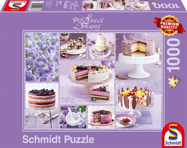 Schmidt Spiele (59577) - "Coffee Party in Lilac" - 1000 pièces