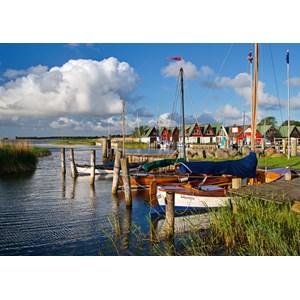 Schmidt Spiele (58317) - "Hafen Althagen, Ostseebad Ahrenshoop" - 1000 pièces