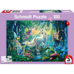 Schmidt Spiele (56254) - "Au Pays des Créatures Mythiques" - 100 pièces
