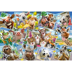 Schmidt Spiele (56294) - "Selfies Animaux" - 200 pièces