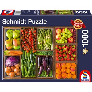 Schmidt Spiele (58308) - "Frais du Marché" - 1000 pièces