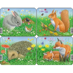 Larsen (Z12) - "Rabbit, Squirrel, Hedgehog, Fox" - 5 pièces