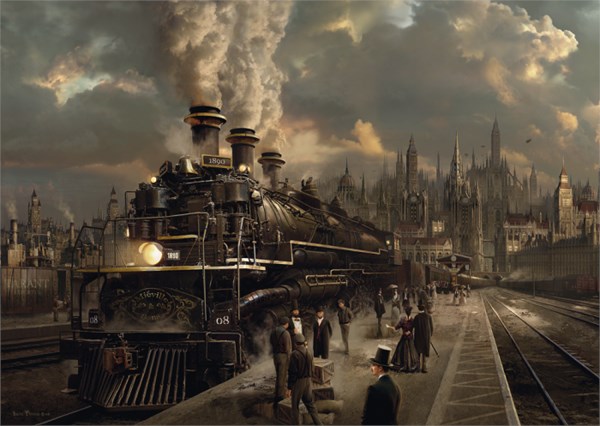 Schmidt Spiele (58206) - "Locomotive" - 1000 pièces