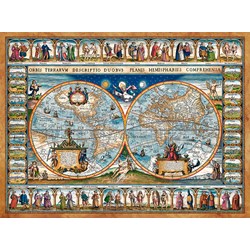 Castorland (C-200733) - "Map of the world, 1639" - 2000 pièces