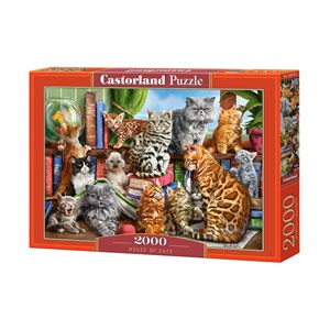 Castorland (C-200726) - "House of Cats" - 2000 pièces