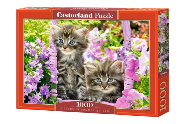 Castorland (C-104086) - "Kitten in Summer Garden" - 1000 pièces