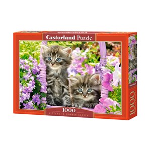 Castorland (C-104086) - "Kitten in Summer Garden" - 1000 pièces