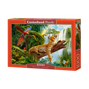 Castorland (C-104093) - "Resting Leopard" - 1000 pièces