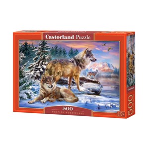 Castorland (B-53049) - "Wolfish Wonderland" - 500 pièces