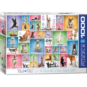 Eurographics (6000-0954) - "Yoga Dogs" - 1000 pièces
