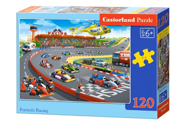 Castorland (B-13470) - "Formula Racing" - 120 pièces