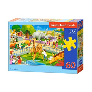 Castorland (B-066155) - "Zoo Visit" - 60 pièces