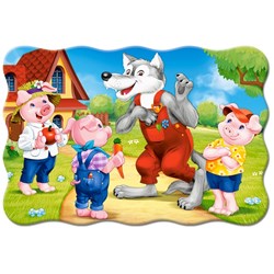 Castorland (C-02399) - "Les 3 Petits Cochons" - 20 pièces