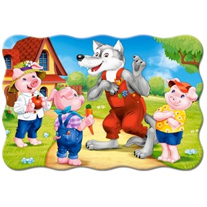 Castorland (C-02399) - "Les 3 Petits Cochons" - 20 pièces