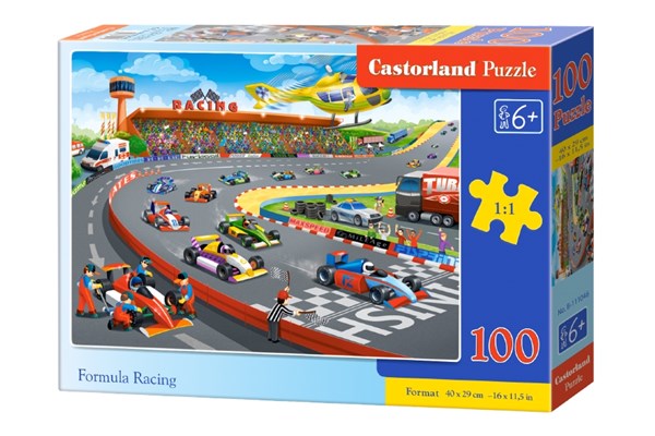 Castorland (B-111046) - "Formula Racing" - 100 pièces