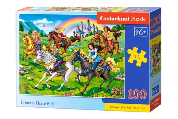 Castorland (B-111053) - "Princess Horse Ride" - 100 pièces
