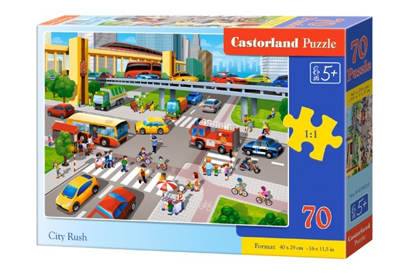 Castorland (B-070039) - "City Rush" - 70 pièces