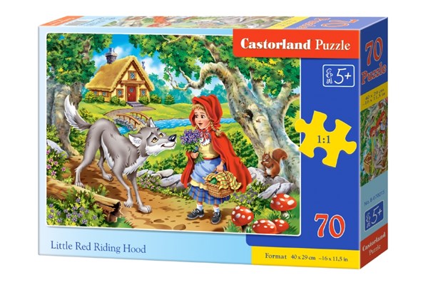 Castorland (B-070015) - "Le Petit Chaperon Rouge" - 70 pièces