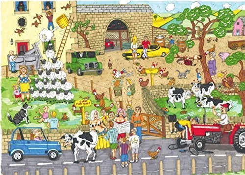 The House of Puzzles (3848) - "Funny Farm" - 1000 pièces