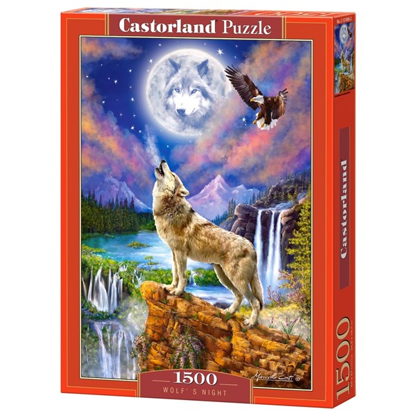 Castorland (C-151806) - "Wolf's Night" - 1500 pièces