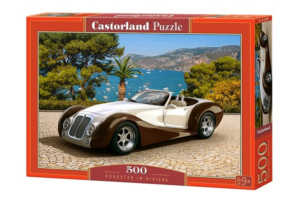 Castorland (B-53094) - "Roadster in Riviera" - 500 pièces
