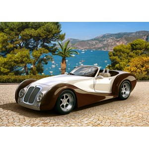 Castorland (B-53094) - "Roadster in Riviera" - 500 pièces