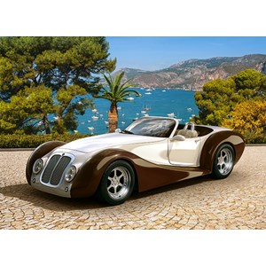 Castorland (B-27538) - "Roadster in Riviera" - 260 pièces