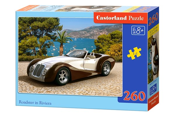 Castorland (B-27538) - "Roadster in Riviera" - 260 pièces