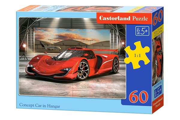 Castorland (B-066162) - "Concept Car in Hangar" - 60 pièces