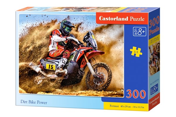 Castorland (B-030354) - "Dirt Bike Power" - 300 pièces