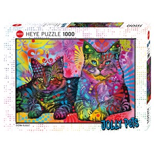 Heye (29864) - Dean Russo: "Devoted 2 Cats" - 1000 pièces