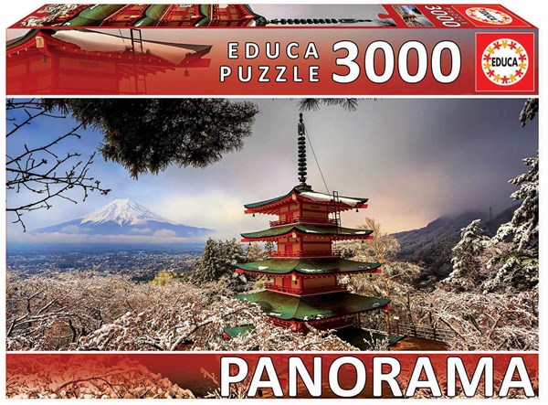 Educa (18013) - "Mount Fuji and Chureito Pagoda, Japan" - 3000 pièces