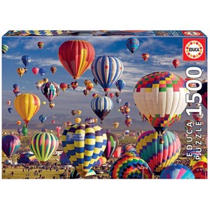 Educa (17977) - "Hot Air Balloons" - 1500 pièces